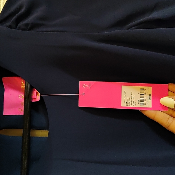 NWT Lilly Pulitzer Lorella stretch dress sz. 0/XS Sash belt 🚫 not included. - Picture 8 of 11